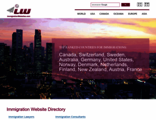 immigrationwebsites.com screenshot