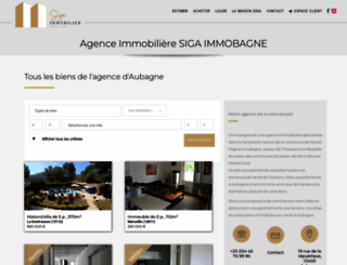 immobagne.com screenshot