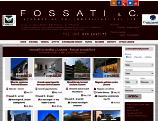 immobiliarefossati.com screenshot