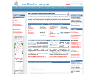immobilienfinanzierung.net screenshot