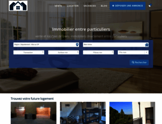 immobilier-entre-particuliers.fr screenshot