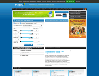 immobilier-notaire-ncis.fr screenshot