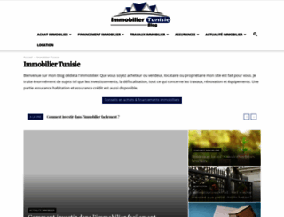 immobilier-tunisie.com screenshot