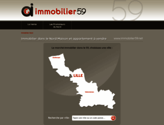 immobilier59.net screenshot