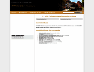 immobilieralsace.fr screenshot