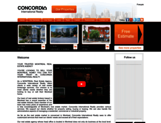immobilierconcordia.com screenshot