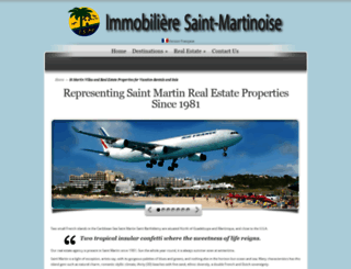 immobiliere-saintmartinoise.com screenshot