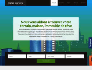 immoburkina.com screenshot