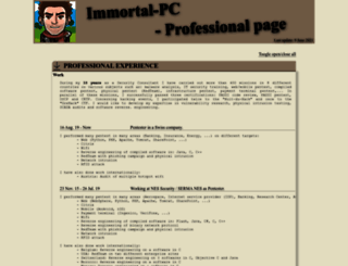 immortal-pc.info screenshot