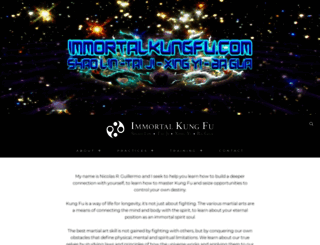 immortalkungfu.com screenshot