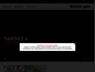 immunogen.com screenshot