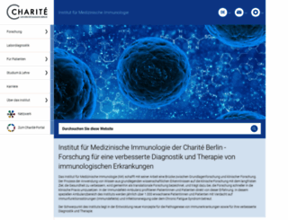 immunologie.charite.de screenshot