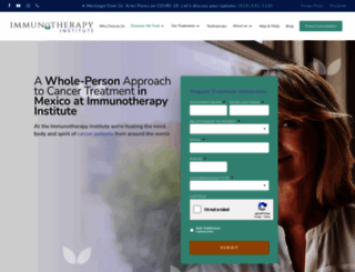 immunotherapyinstitute.com screenshot