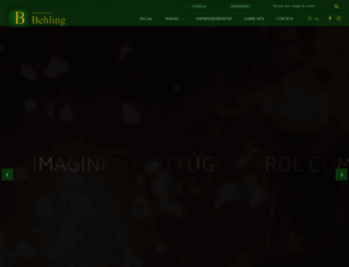 imobiliariabehling.com.br screenshot