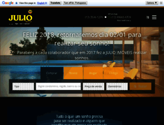 imobiliariadojulio.com.br screenshot