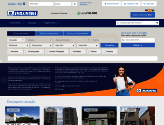 imobiliariaemaximovel.com.br screenshot