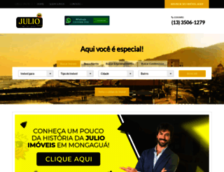 imobiliariajulio.com.br screenshot
