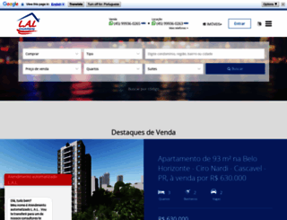 imobiliarialal.com.br screenshot