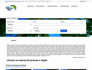 imobiliariaparaisodasaguas.com.br screenshot