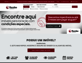 imobiliariarazao.com.br screenshot
