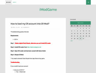imodgame.wordpress.com screenshot