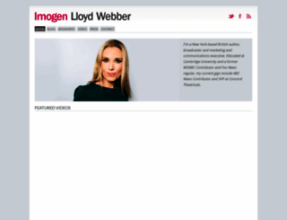 imogenlloydwebber.com screenshot