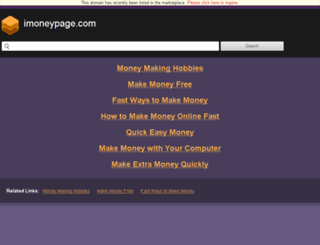 imoneypage.com screenshot