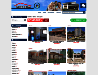 imoveischagas.com screenshot