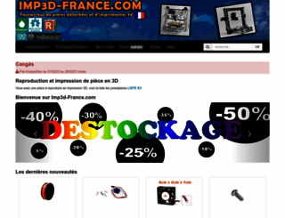 imp3d-france.com screenshot
