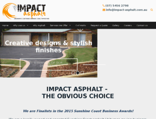 impact-asphalt.com.au screenshot