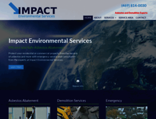 impact-environmental.com screenshot