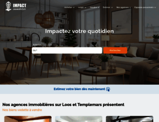 impact-immobilier.fr screenshot