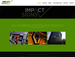 impact-signs.co.uk screenshot