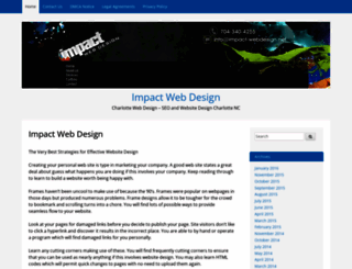 impact-webdesign.net screenshot
