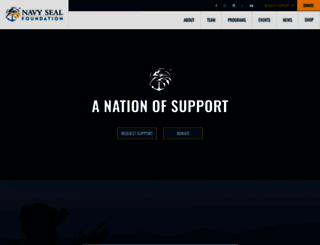 impact.navysealfoundation.org screenshot