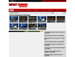 impactfagaras.ro screenshot