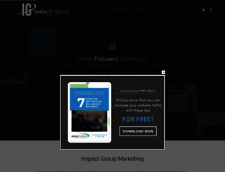 impactgroupmarketing.com screenshot