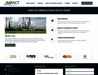 impactindustrialltd.com screenshot