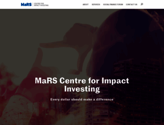 impactinvesting.marsdd.com screenshot