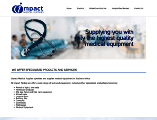 impactmedical.co.za screenshot