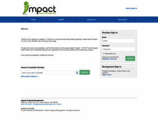 impactpropertymgmt.managebuilding.com screenshot