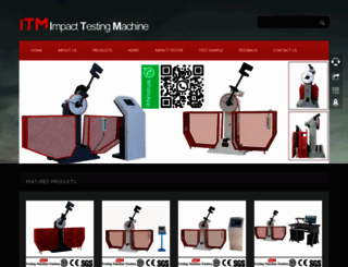 impacttestingmachine.com screenshot