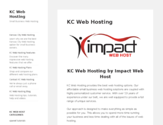 impactwebhost.net screenshot