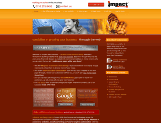 impactwebsolutions.co.uk screenshot