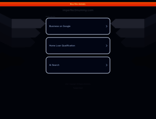 imperfectmummy.com screenshot