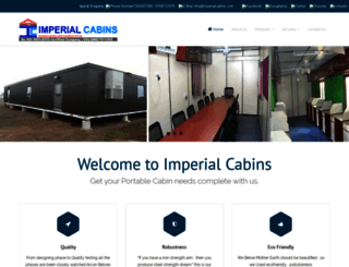 imperialcabins.com screenshot