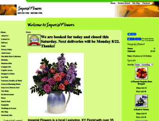 imperialflowerslexington.com screenshot
