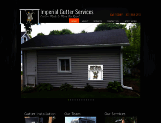 imperialgutters.com screenshot