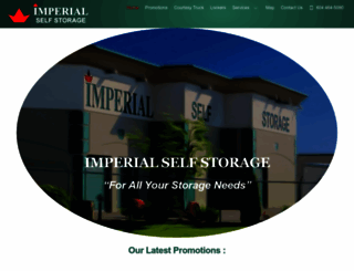 imperialstorage.com screenshot