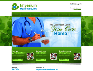 imperiumhealthcare.com screenshot